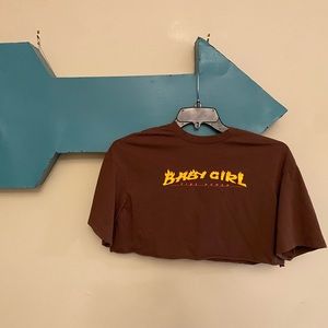 Graphic Crop Top
